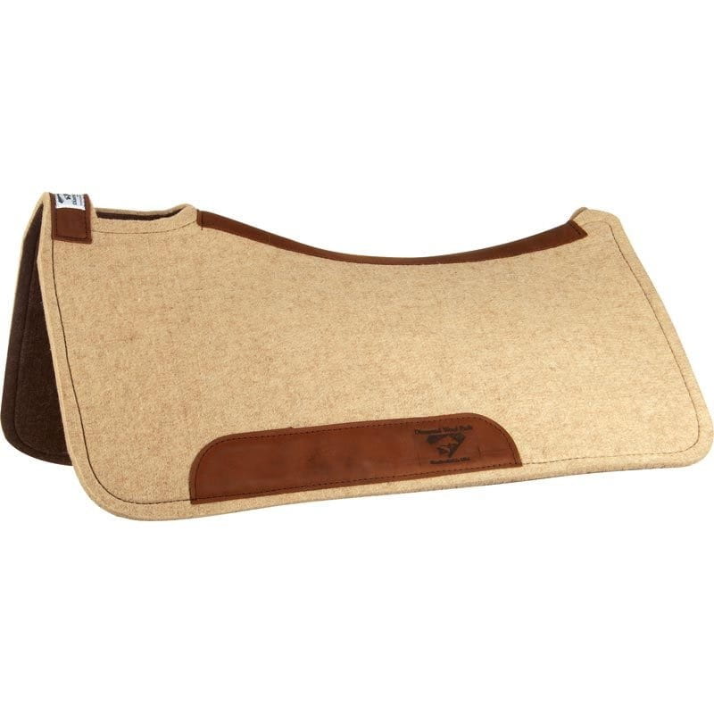 Diamond Wool Contoured Cowboy Pad 1/2 Inch (Padliner)