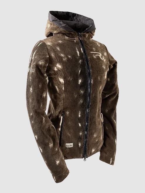 Ranchgirls Hooded Polar Fleece Jacket GABY deer