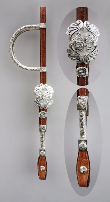 Show-Kopfstück Tube Ear Ice Chrystal Stones