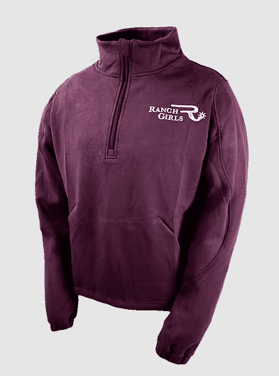 Ranchgirls Zip Sweatshirt IVY dark plum
