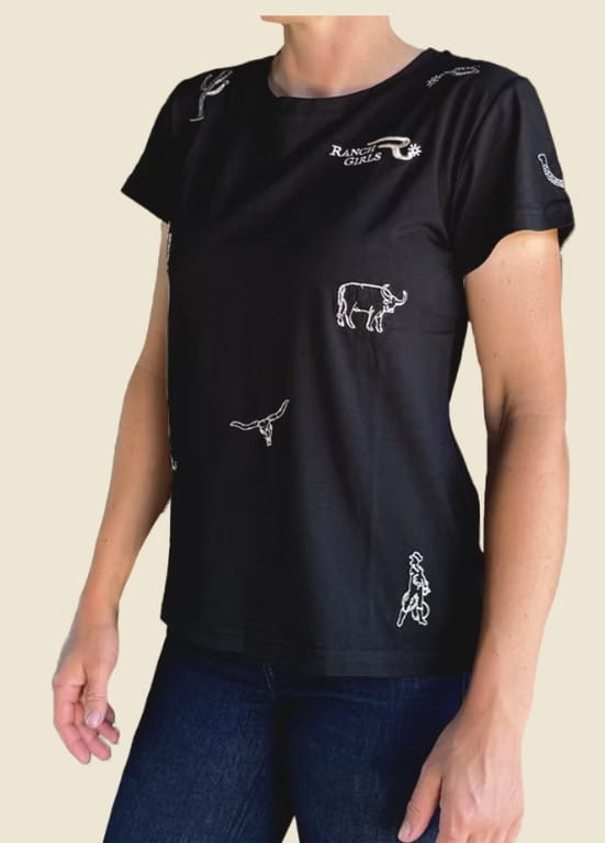 Ranchgirls T-Shirt RACHEL black