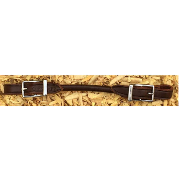 Cattleman´s rolled Curbstrap Kinnriemen rund
