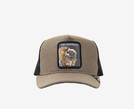OS Trucker Cap brown TEXAS Animal Edition Buffalo