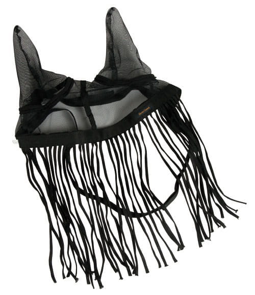 Fransenstirnband mit Ohren - Flyveil  Fliegenhaube