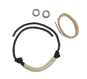 Myler Nasenriemen-Set Rawhide