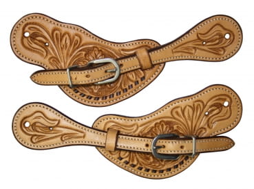 Sporenriemen Flower stiched