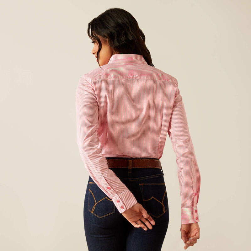 Ariat Womens Kirby Stretch Shirt Camella Rose Stripes