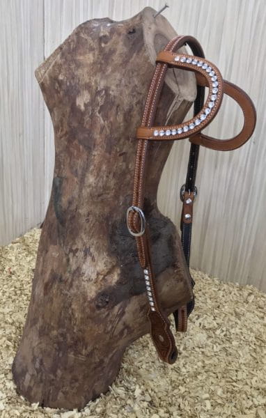 Cattleman´s Zweiohr Kopfstück Crystal Ears