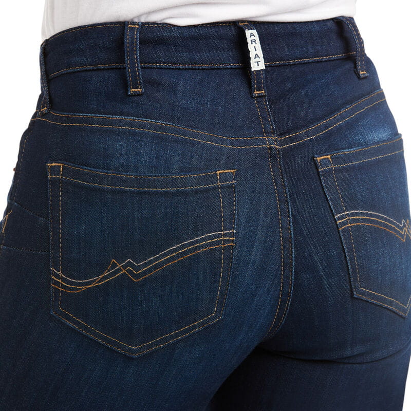 Ariat Womens Real High Rise Ballary Boot Cut Jeans