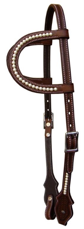 Cattlemans Zweiohr Kopfstück Pearls