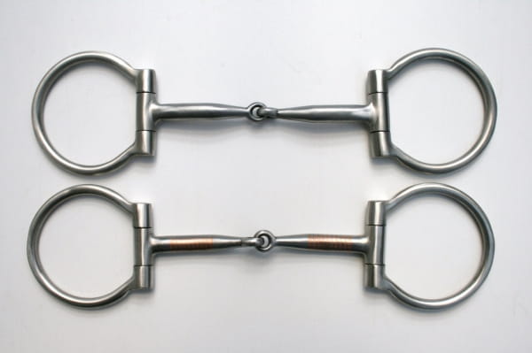 SNAFFLE D-RING SS Brushed mit Kupfereinlage