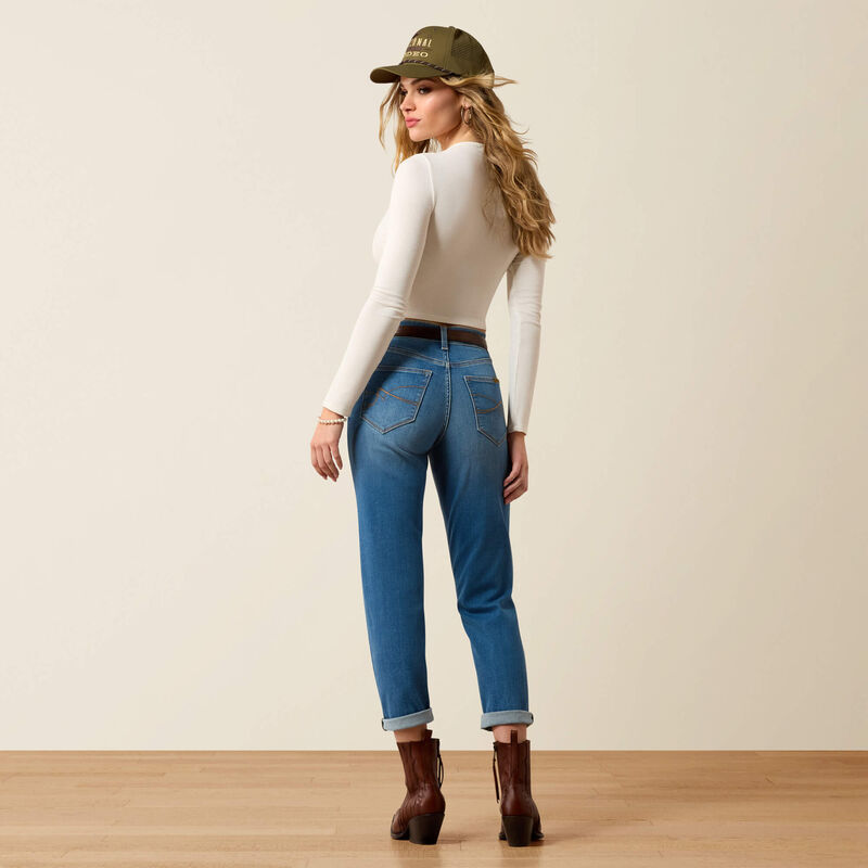 Ariat Womens High Rise Revel Vilma Slim Ultrastretch Straight Leg Jeans