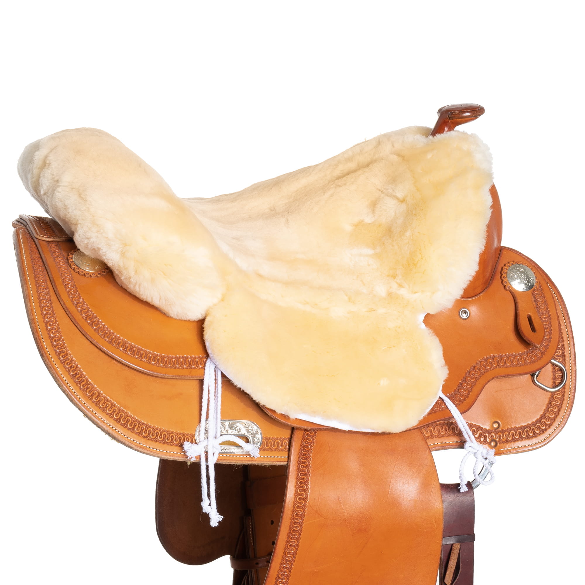 PT Lammfell Sitzbezug für Westernsattel