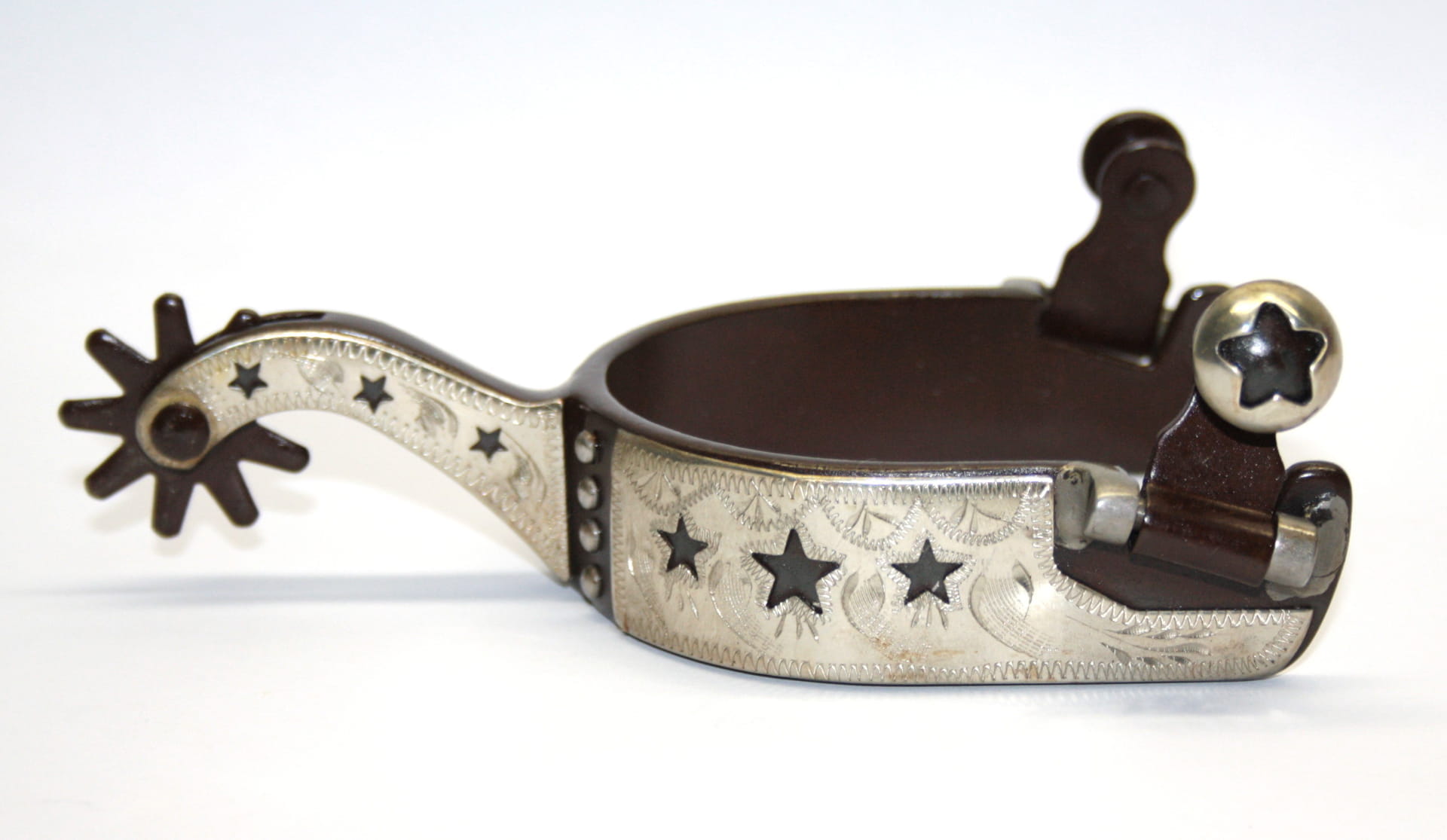 KS"Antique Show Spurs – STARS