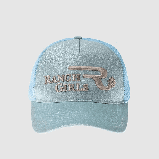 Ranchgirls Cap GLIMMER iceblue / creme