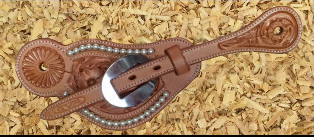 Cattleman´s Flower Pearl Sporenriemen