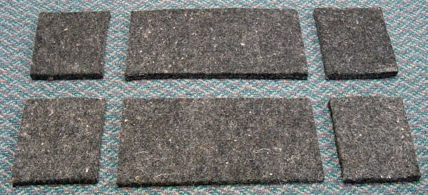 Diamond Wool Contoured Relief Ersatzfilz