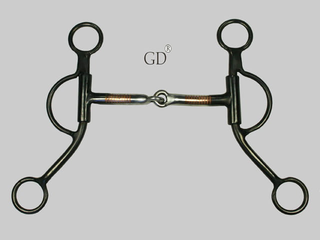 Greg Darnall Originals Snaffle Bit with short Shanks NSBA Black