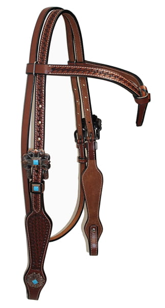 Futurity Kopfstück turquoise shamrock