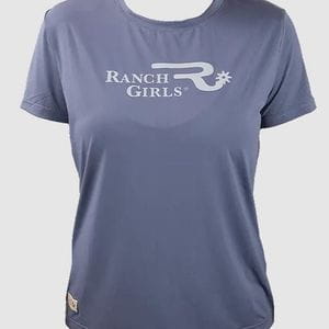 Ranchgirls T-Shirt FRIDA stone blue