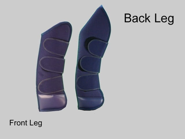 Transportgamaschen 4-Set mit Fleecepolster