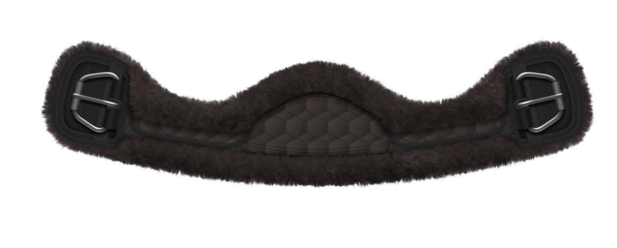 Mattes Lammfell Mondgurt abnehmbar