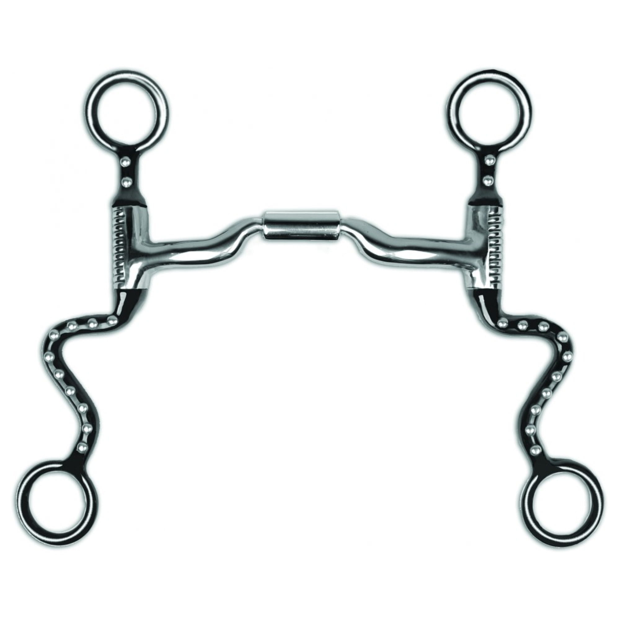 Myler Black Steel Seven Shank Low Port MB 04 Stufe 2