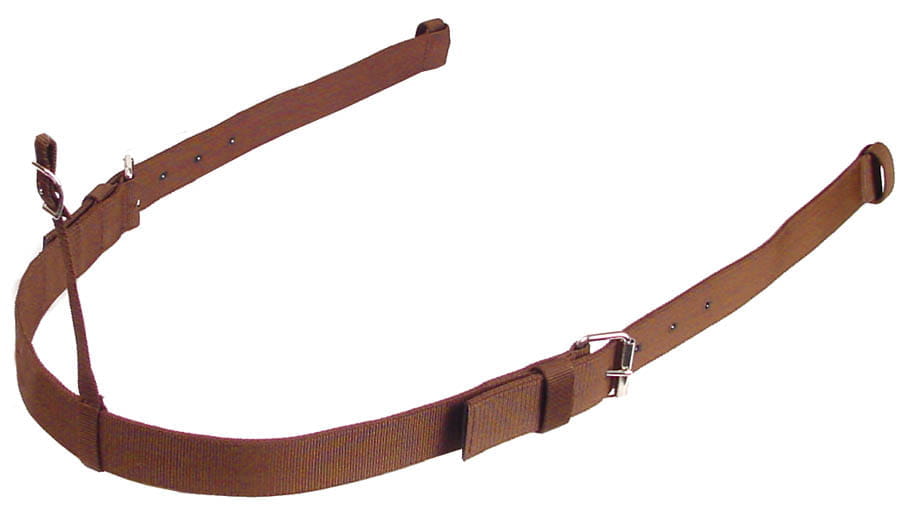 Mustang Simple Back Cinch Set Nylon brown