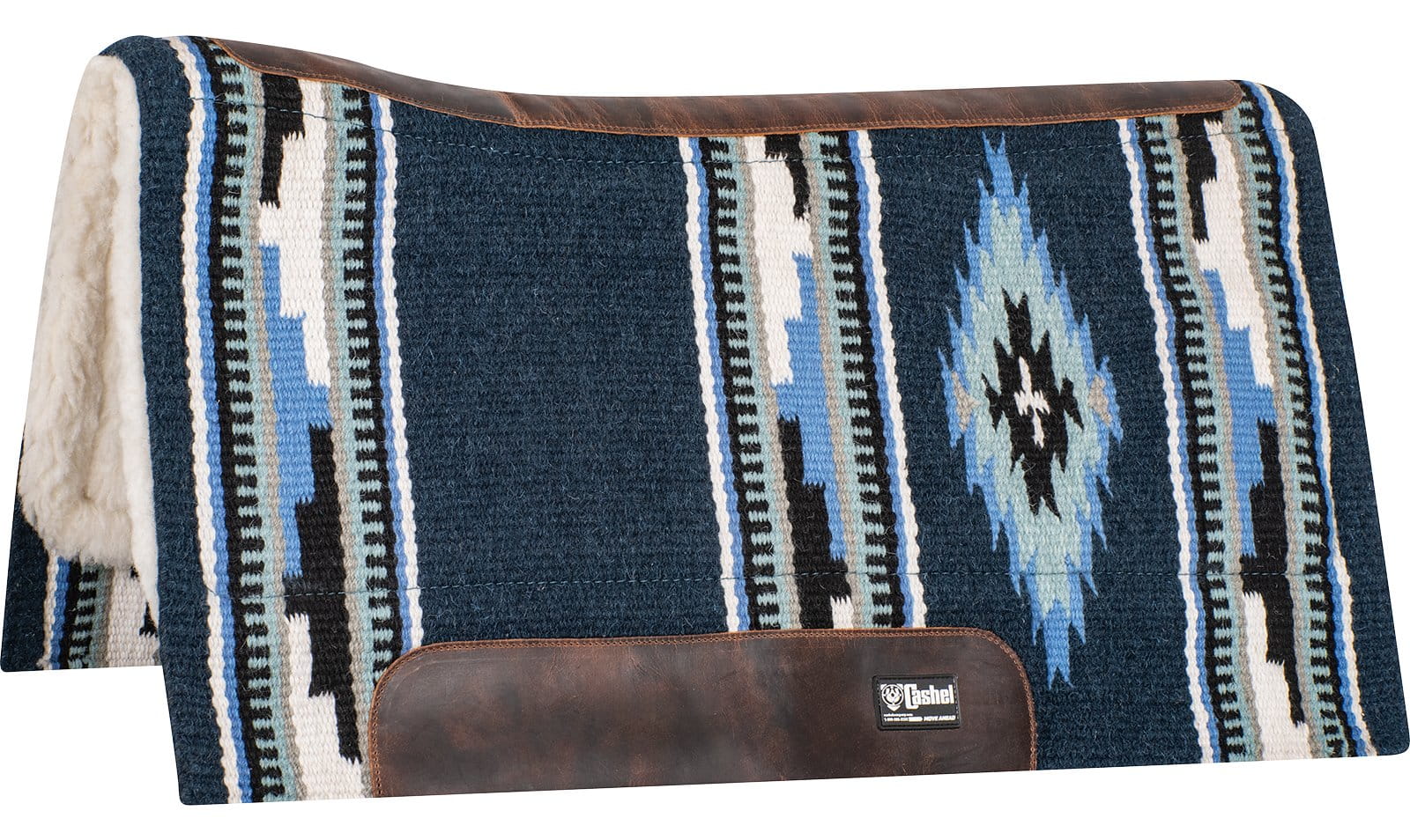 Performance Southwest Blanket Top Felt Pad blue/black