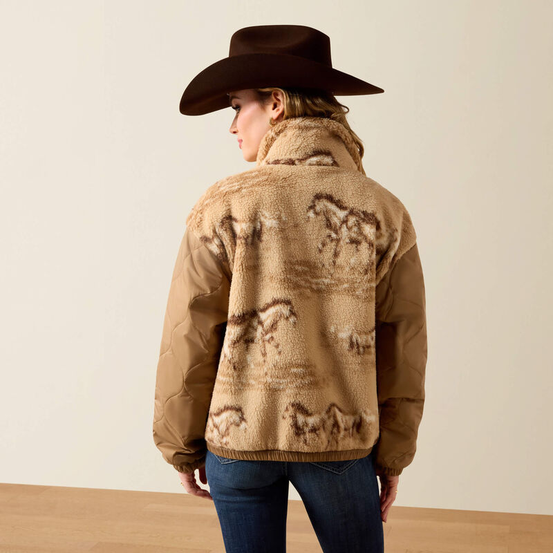 Ariat Womens Sherpa Blocked Jacket