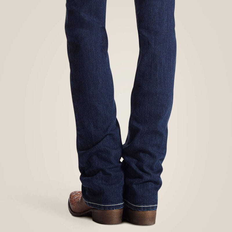 Ariat Womens REAL Mid Rise Icon Stackable Jeans