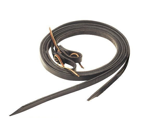 Dark oiled Harness Split Reins 7' - in 2 Breiten