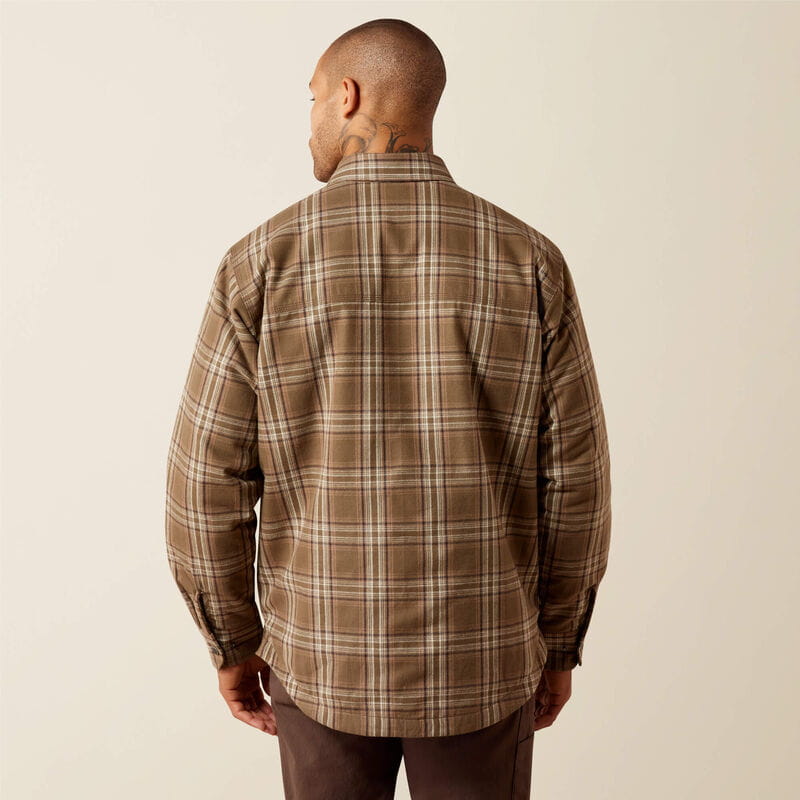 Ariat Mens Rebar Flannel Insulated Shirt Jacket