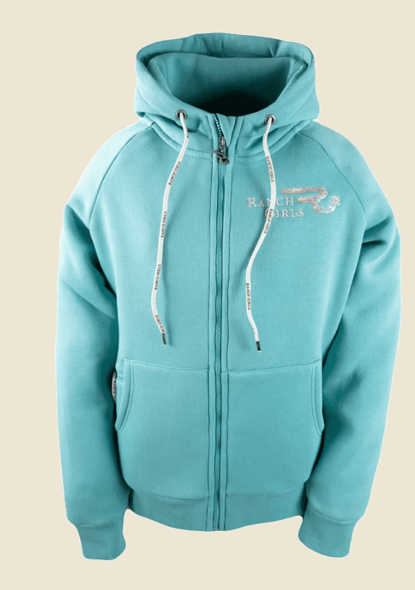 Ranchgirls Hooded Sweat Jacket SHINY mint