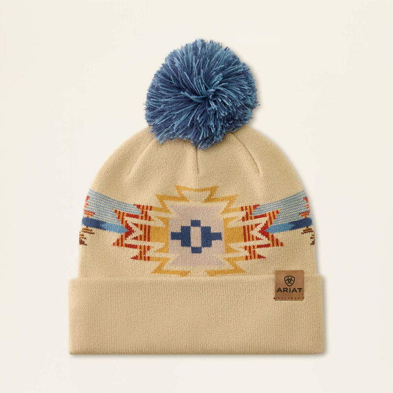 Ariat Womens Serape Beanie natural