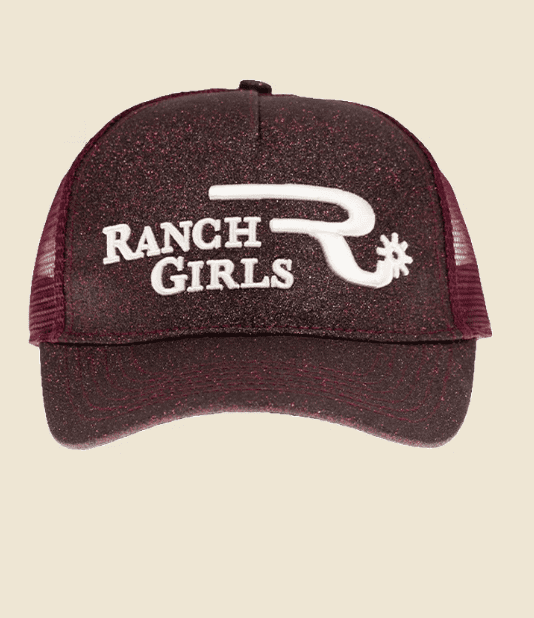 Ranchgirls Cap GLIMMER wine|creme