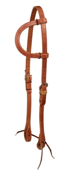 Ultimate Cowboy Gear Einohr Kopfstück Rowhide
