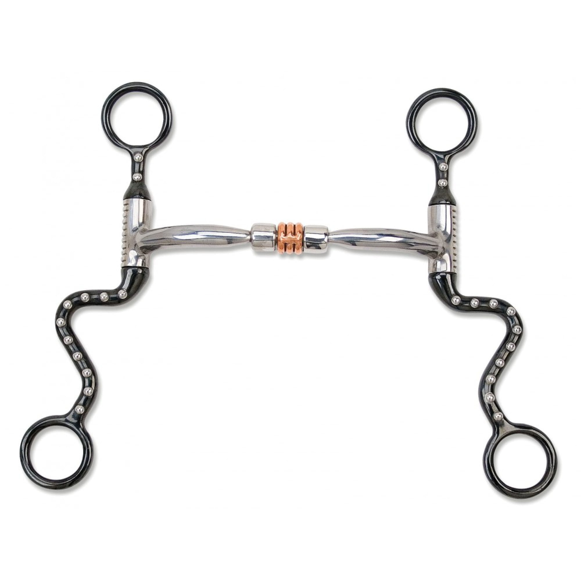 Myler Black Steel Seven Shank Copper Roller MB 03 Stufe 1