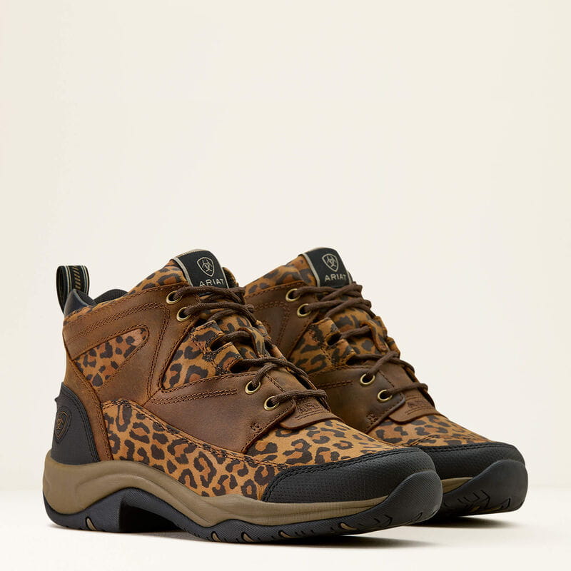 Ariat Womens Terrain Boot washed leopard