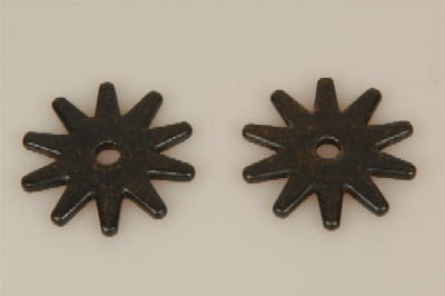 Sporenrädchen 10fach schwarz