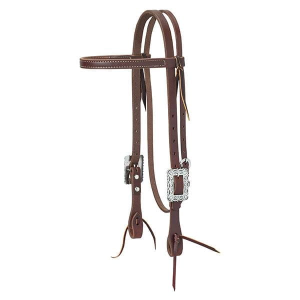 Weaver Working Tack Browband Golden Chestnut