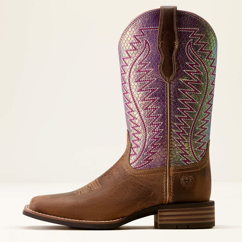 Ariat Womens Monte Vista Wide Square Toe Western Boot
