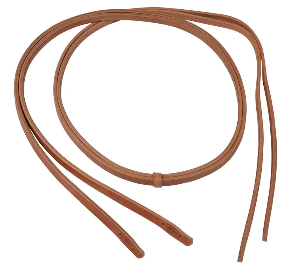 Ultimate Cowboy Gear Hermann Oak Slit Reins 5/8' - 240cm