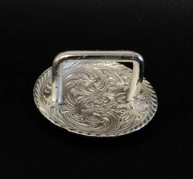 German Silver Concho 4 cm mit Bit End