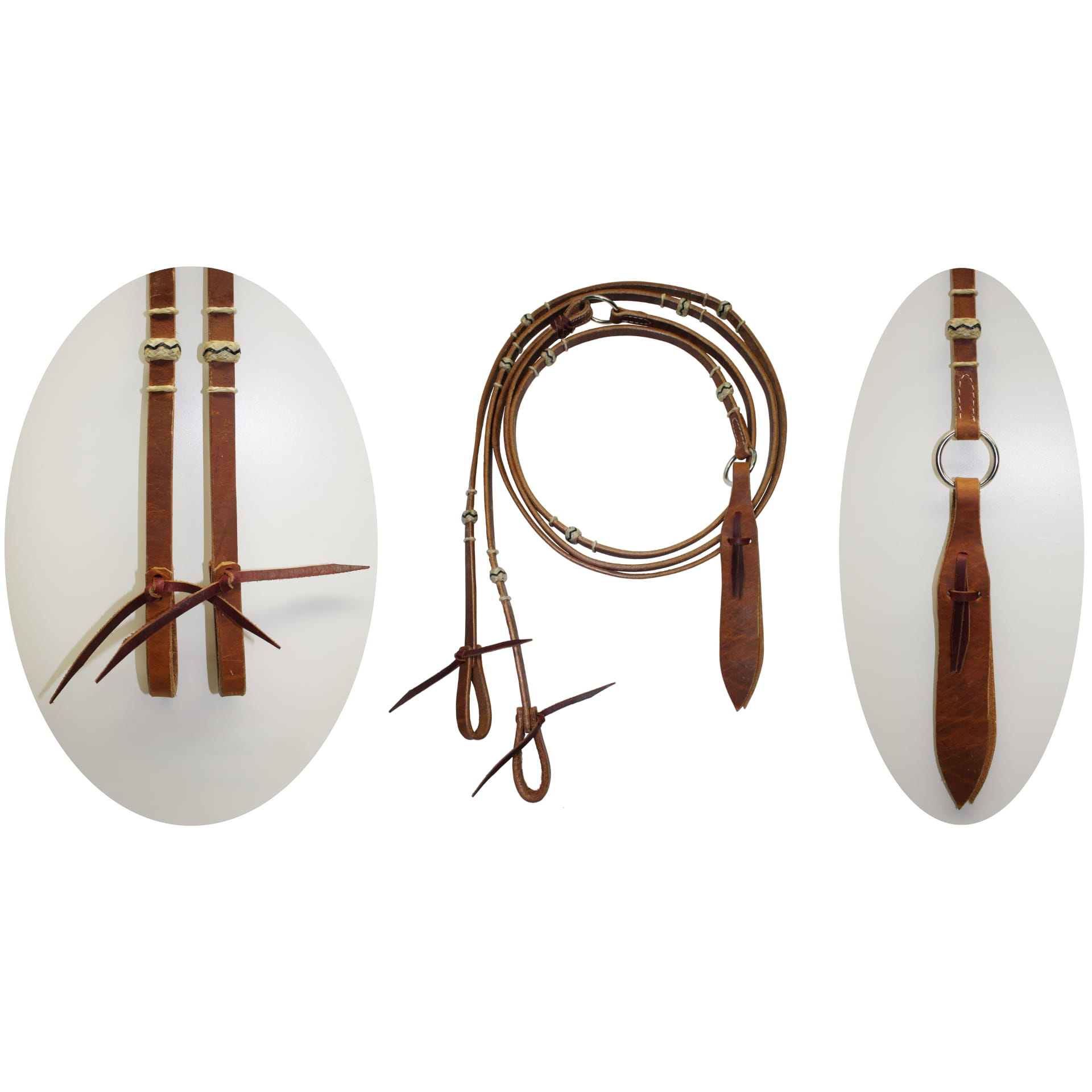 Flat Harness Romal Reins