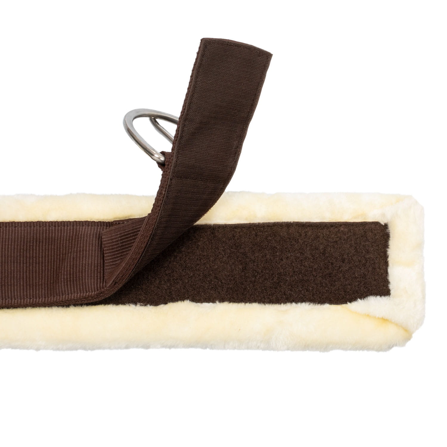 Pool´s Westerngurt mit Synthetic Sheepskin brown