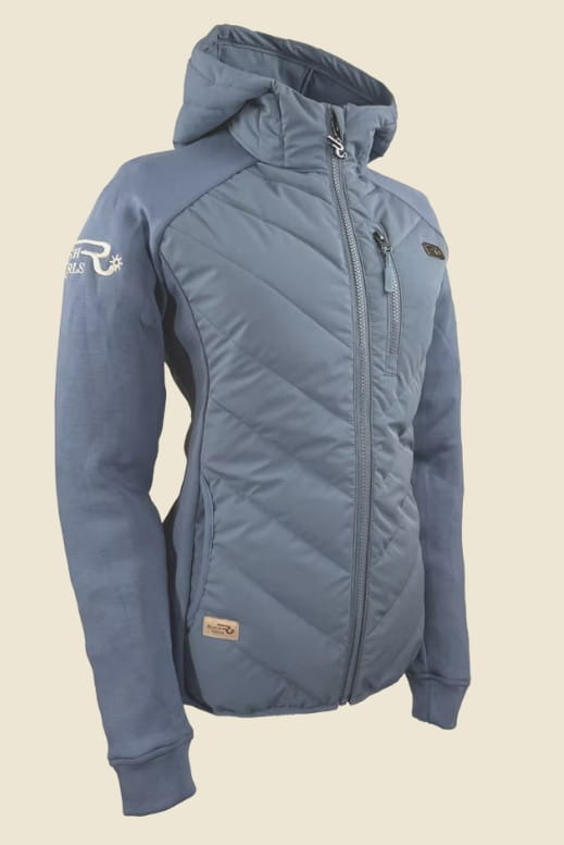 Ranchgirls Hooded Hybrid ProShield Jacke OLIVIA cloud blue