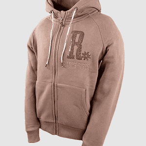 Ranchgirls Hooded Sweat Jacket SHINEY nougat