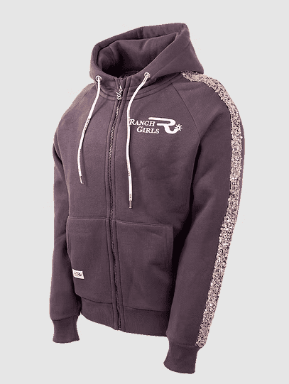 Ranchgirls Hooded Sweat Jacket JAZZ fudge