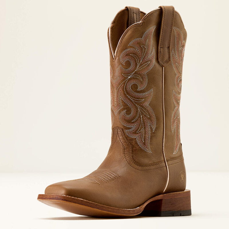 Ariat Womens County Lane Wide Square Toe Western Boot